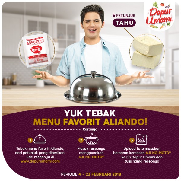 YUK TEBAK MENU FAVORIT ALIANDO!